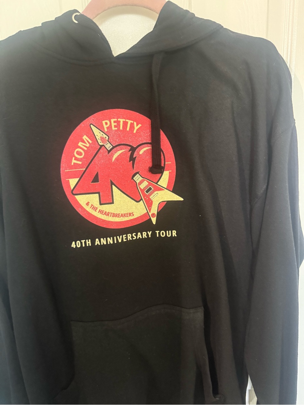 Tom Petty 40th Anniversary Tour Black Hoodie